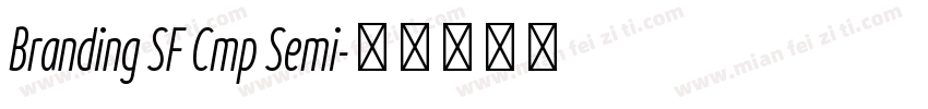 Branding SF Cmp Semi字体转换
